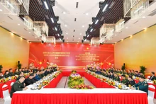 Panorama de la reunión. (Foto: Nhan Dan)