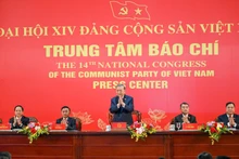 [Foto] Secretario general To Lam preside rueda de prensa internacional para anunciar resultados del XIV Congreso Nacional del PCV