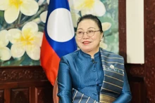 La embajadora de Laos en Vietnam, Khamphao Ernthavanh. (Foto: VNA)