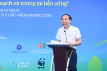 El viceministro de Agricultura y Medio Ambiente, Le Cong Thanh, habla en el evento. (Foto: daibieunhandan.vn)