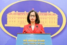 La portavoz de la Cancillería vietnamita, Pham Thu Hang. (Foto: Ministerio de Relaciones Exteriores)