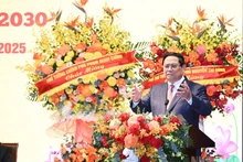 El primer ministro Pham Minh Chinh habla en el evento (Foto: Nhan Dan)
