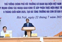 El primer ministro de Vietnam, Pham Minh Chinh, habla en el evento. (Foto: Nhan Dan)