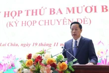 Ha Quang Trung, subsecretario del Comité del Partido Comunista de Vietnam en Lai Chau, elegido como presidente del Comité Popular. (Foto: Nhan Dan)