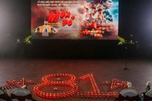 'Lluvia Roja' se proyecta en la Ciudadela Antigua de Quang Tri en homenaje a los soldados caídos (Foto: Nhan Dan)