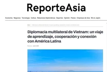 El medio argentino Reporte Asia resalta las crecientes contribuciones de Vietnam a la comunidad internacional.