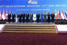 Asistentes a la 57ª Reunión de Ministros de Economía de la Asean (AEM), celebrada el 23 de septiembre en Malasia. (Foto: ASEAN.ORG)