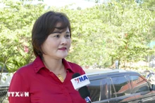 Pham Thi Minh Huong, vicepresidenta de la Asociación de Empresarios Vietnamitas en el Exterior (Foto: VNA)