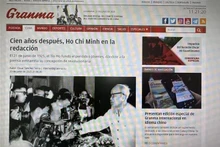 El artículo publicado en el periódico Grama (Foto: VNA)