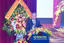 El secretario general del Partido Comunista de Vietnam, To Lam, habla en la cita. (Foto: Nhan Dan)
