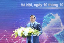 El primer ministro de Vietnam, Pham Minh Chinh, habla en la cita. (Foto: Nhan Dan)