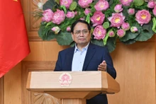El primer ministro de Vietnam, Pham Minh Chinh, habla en el evento. (Foto: Nhan Dan)