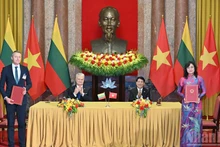 [Foto] Vietnam y Lituania cooperan en diversos campos importantes