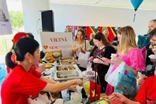 El stand vietnamita en la feria (Foto: VNA)