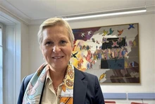 La presidenta del Grupo de Amistad Francia-Vietnam en la Asamblea Nacional de Francia, Anne Le Hénanff. (Foto: VNA)