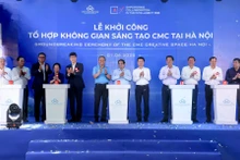[Foto] Premier asiste a ceremonia de inicio de la construcción del Espacio Creativo CMC de Hanói 
