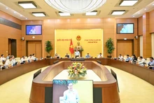 En la 46ª reunión del Comité Permanente de la Asamblea Nacional de Vietnam. (Foto: Nhan Dan)