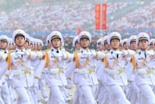 [Foto] Impresionantes imágenes de los soldados del Ejército Popular de Vietnam desfilando en la Plaza de Ba Dinh