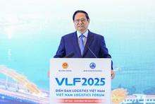 El primer ministro de Vietnam, Pham Minh Chinh, habla en el evento. (Foto: VGP)