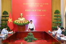 [Foto] Presidente vietnamita preside reunión del Consejo de Defensa y Seguridad Nacional