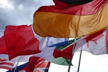 Banderas de los países del G7. (Foto: VNA)