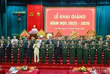 [Foto] Presidente asiste a ceremonia de apertura del año académico 2025-2026 en Academia de Defensa