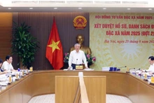 El viceprimer ministro permanente de Vietnam, Nguyen Hoa Binh, en el evento. 