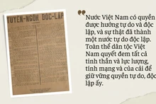 29 de agosto de 1945, el Presidente Ho Chi Minh mantiene un intercambio con A. Patti sobre el borrador de la “Declaración de Independencia”