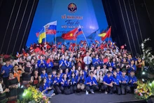 En la ceremonia inaugural del Campamento (Foto: VNA)