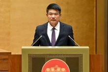 El presidente de la Fiscalía Suprema Popular, Nguyen Huy Tien, en el evento (Foto: Nhan Dan)