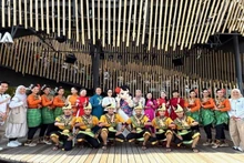 Los artistas de Vietnam y Malasia en el evento (Foto: Nhan Dan)
