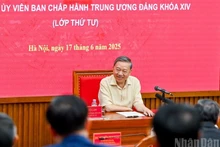 El secretario general del Partido Comunista de Vietnam (PCV), To Lam, habla en el evento. (Foto: Nhan Dan)