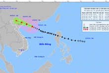 Advierten sobre riesgo de fuertes lluvias en el Norte de Vietnam por el tifón Matmo. (Foto: Centro Nacional de Pronósticos Hidrometeorológicos de Vietnam)