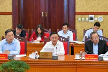 [Foto] Dirigente partidista preside reunión de Subcomité de Organización de XIV Congreso Nacional del Partido Comunista de Vietnam