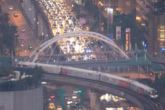 Una densa capa de contaminación cubre Bangkok, Tailandia. Foto: Xinhua/VNA