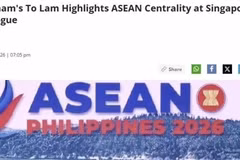 Medios de Indonesia elogian mensaje del líder vietnamita sobre rol central de Asean. Foto: VNA