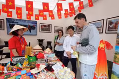 El Pabellón de Vietnam en la Aldea Global 2026. (Foto: VNA)