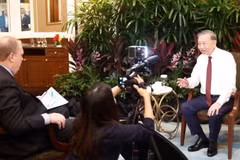 El secretario general del Partido Comunista y presidente de Vietnam, To Lam, responde a una entrevista a Reuters. (Foto: VNA)