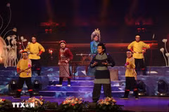 Artistas de Ciudad Ho Chi Minh en un evento. (Foto: VNA)