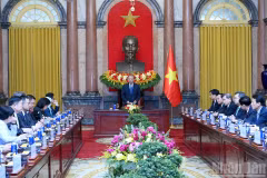Intervención del líder vietnamita en la recepción del Foro del Futuro de la Asean 2026