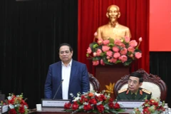 El primer ministro de Vietnam, Pham Minh Chinh, habla en la cita. (Foto: Nhan Dan)