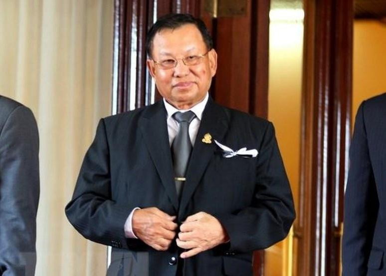 El presidente del Senado de Camboya, Samdech Say Chhum. (Fotografía: VNA)