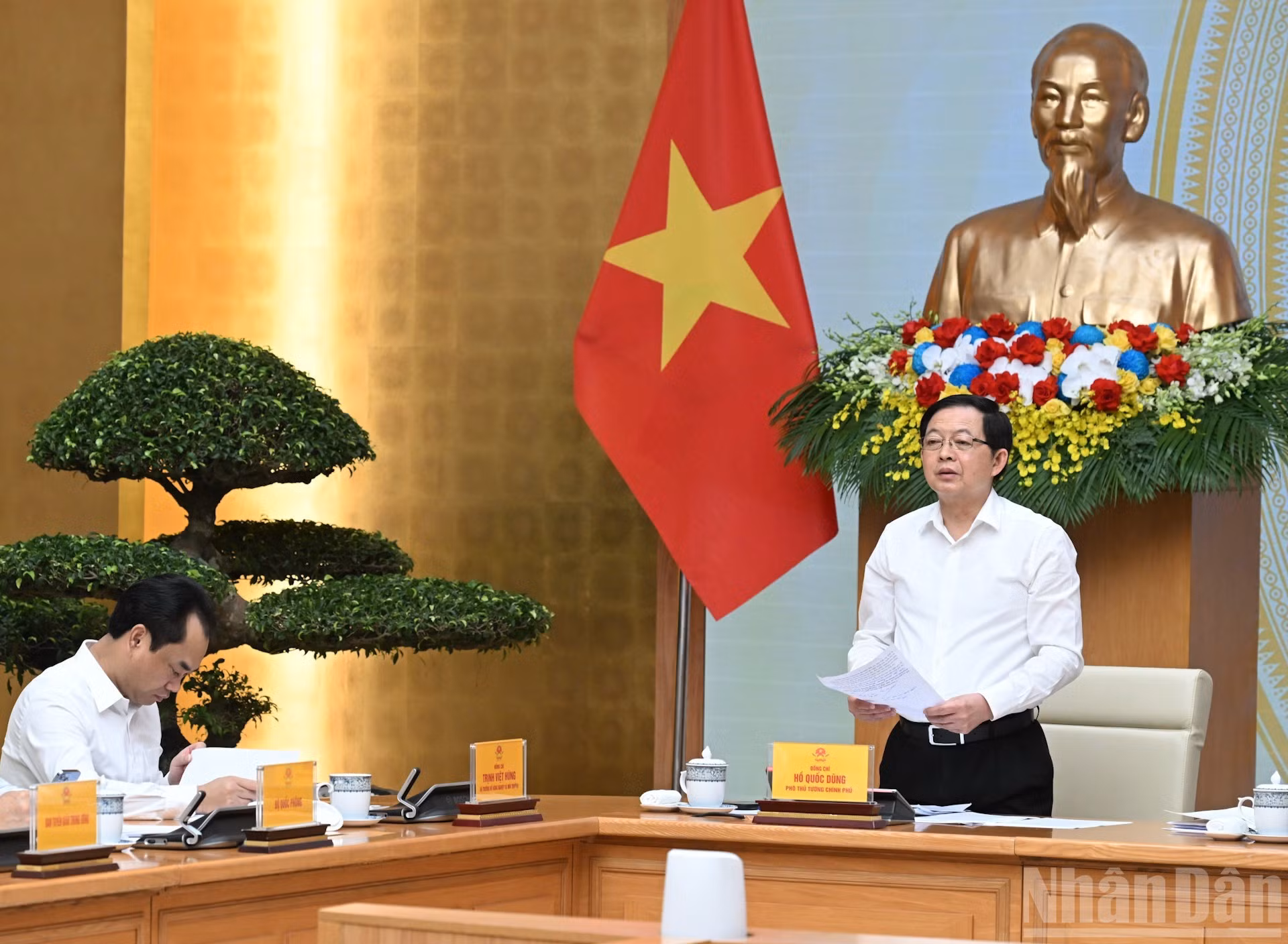 Ho Quoc Dung, viceprimero ministro y vicejefe permanente del Comité Directivo Central del programa.