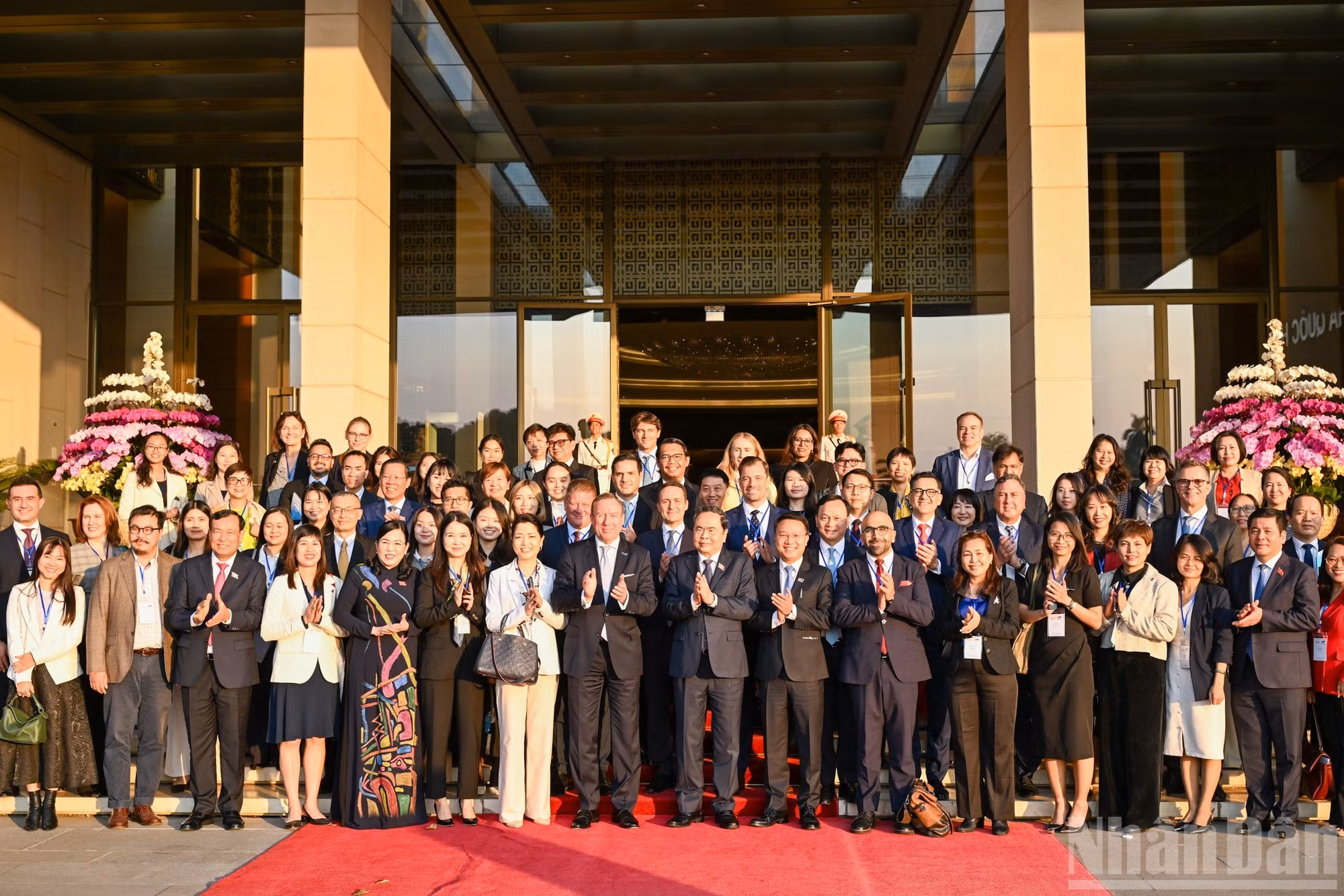 Delegados en el evento.