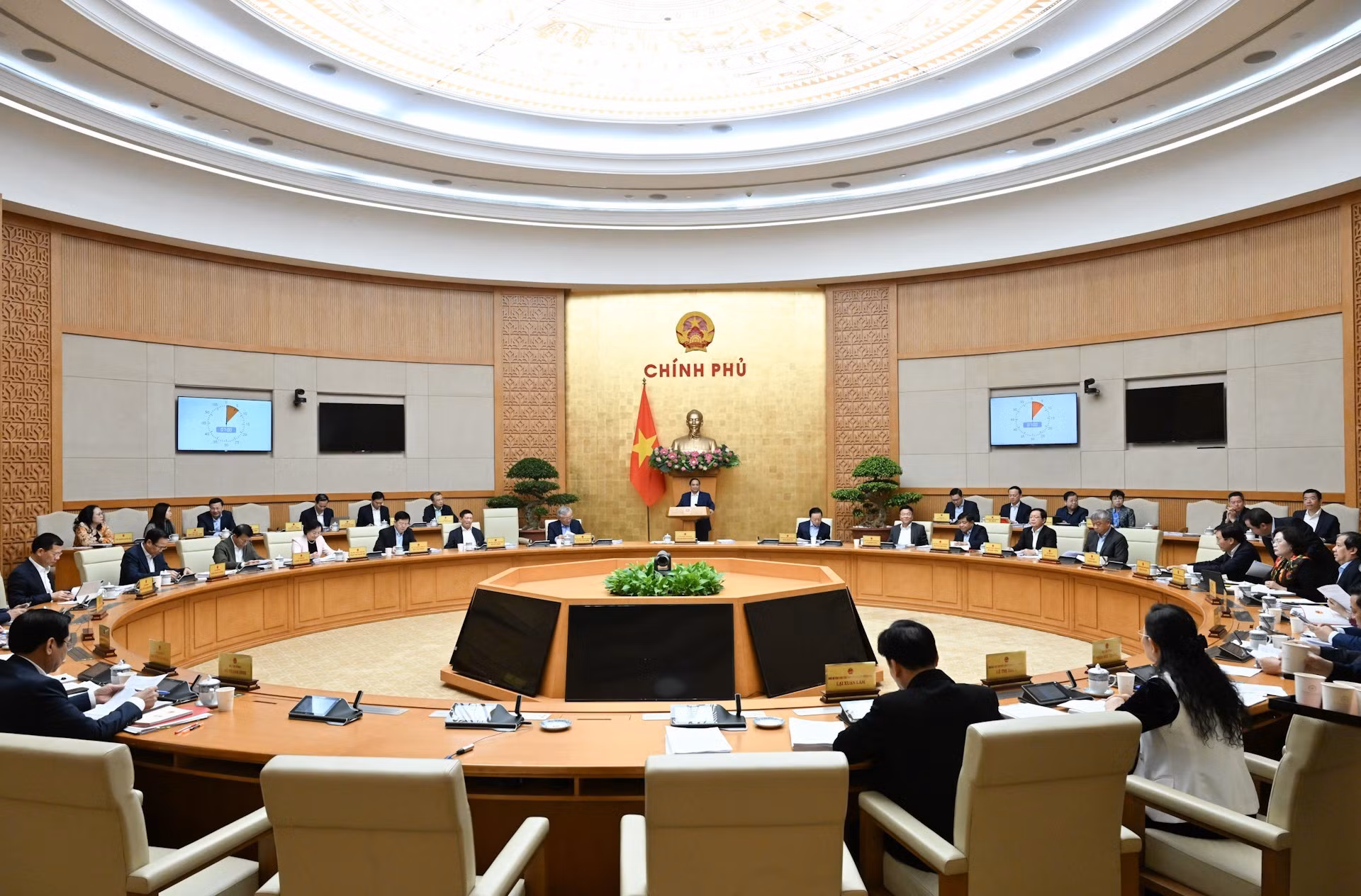 [Foto] Primer ministro preside reunión ordinaria del Gobierno correspondiente al mes de noviembre