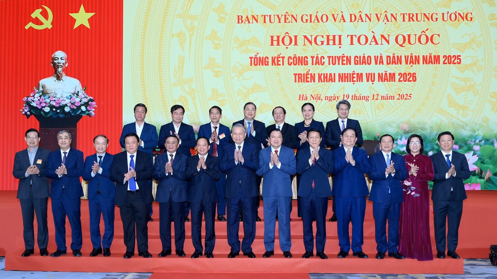 Delegados en la cita.