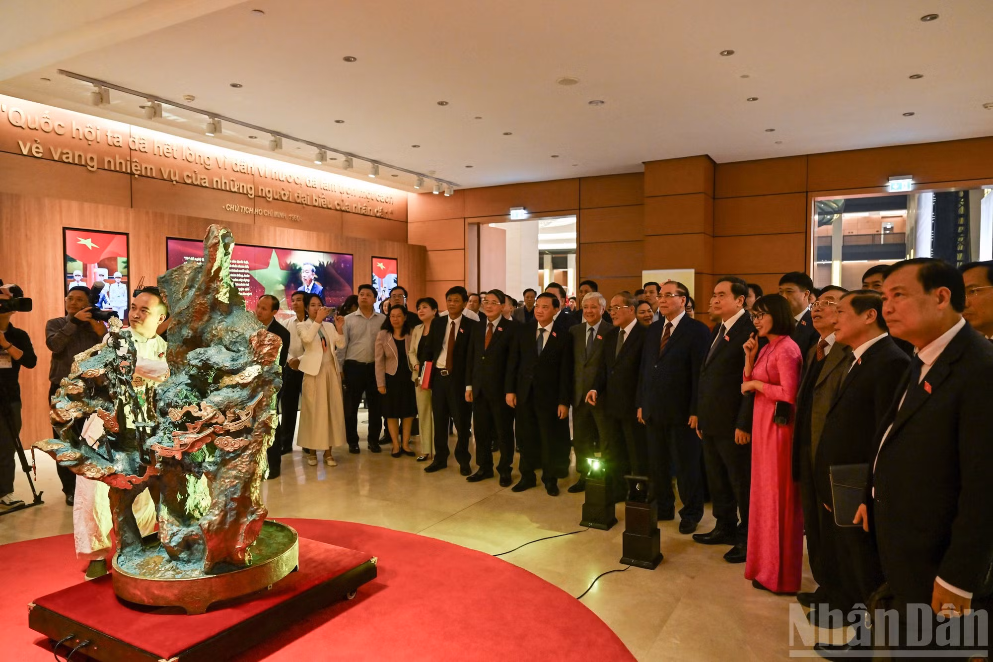 Los delegados visitan el Museo.