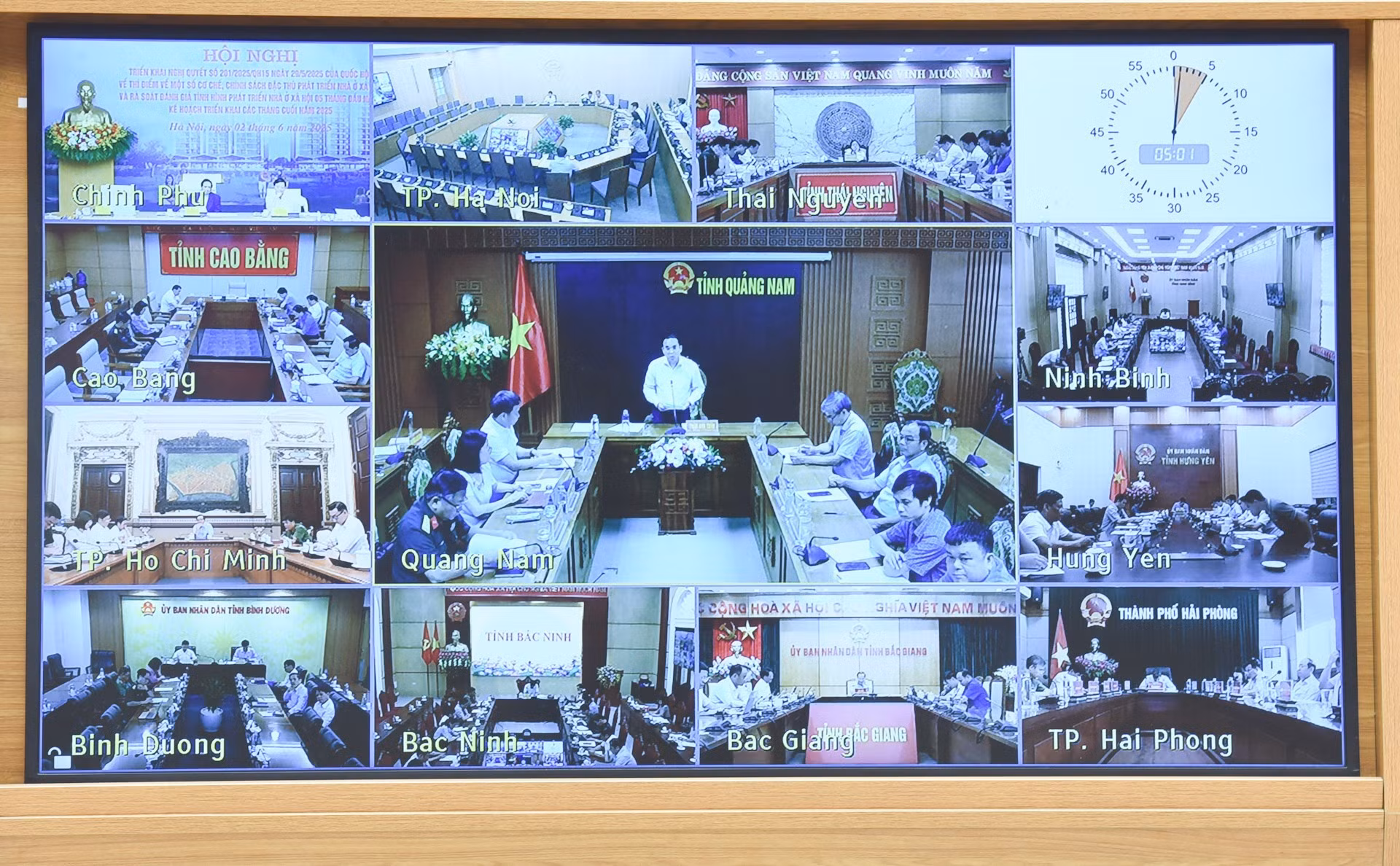 Representante de la provincia de Quang Nam habla en el evento.