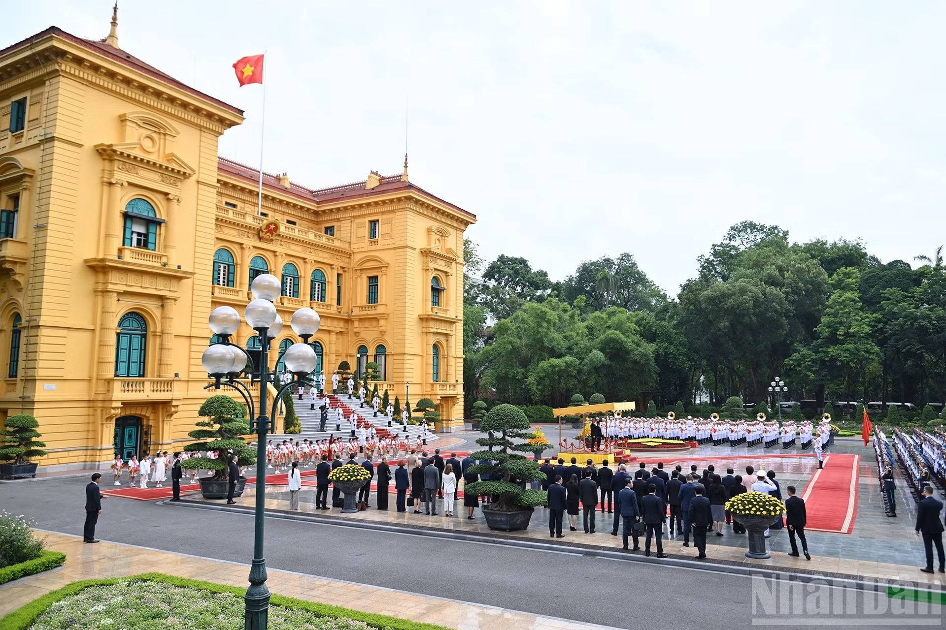 Panorama de la ceremonia.