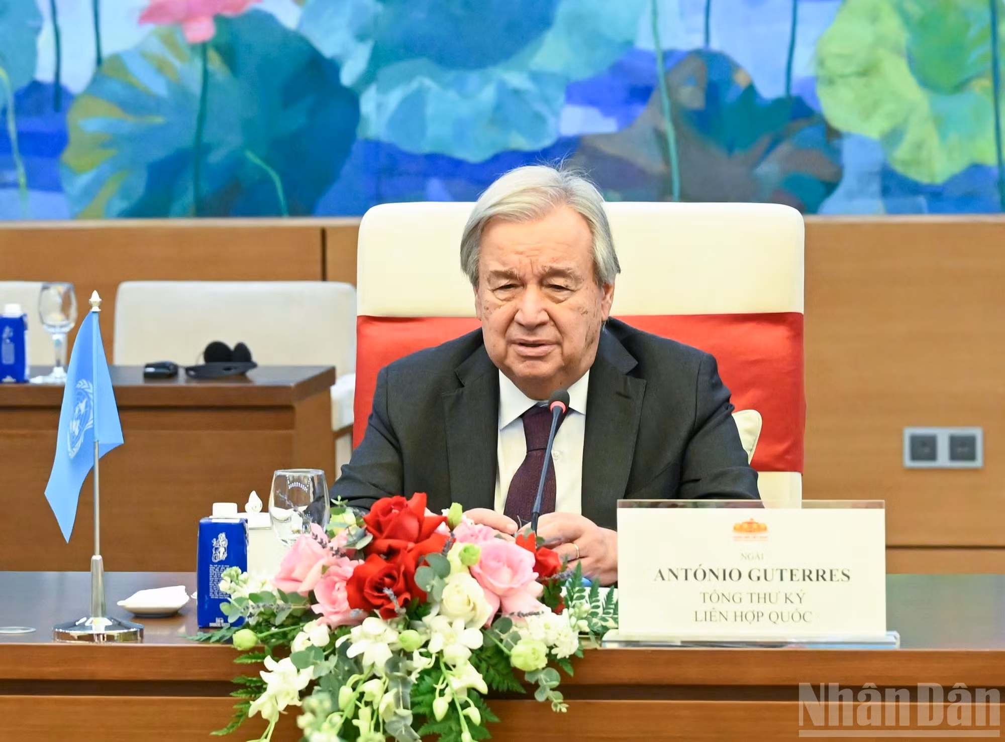 António Guterres en el evento.